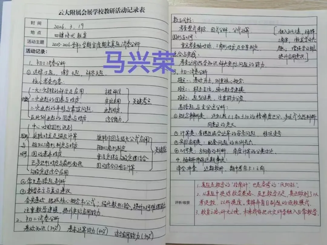 真题研思明方向 以研促教提质效——云大附属会展学校初中部“研读”专题研讨活动 第37张 真题研思明方向 以研促教提质效——云大附属会展学校初中部“研读”专题研讨活动 第37张