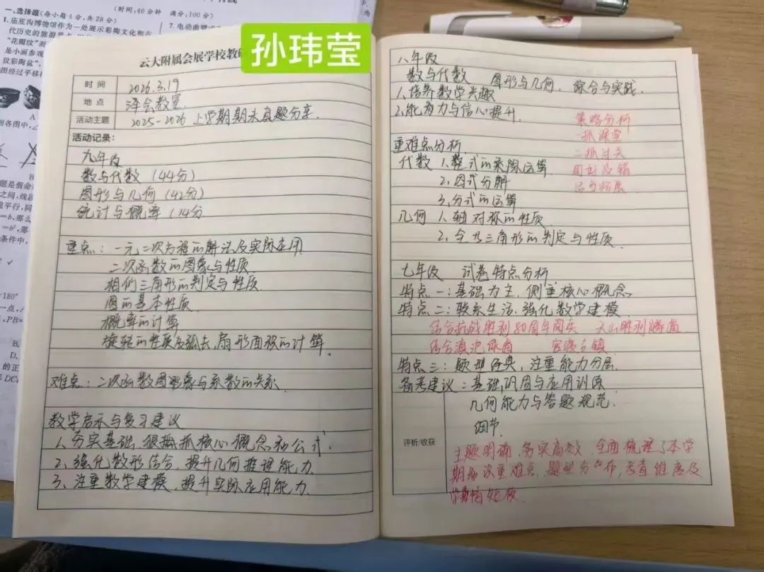 真题研思明方向 以研促教提质效——云大附属会展学校初中部“研读”专题研讨活动 第41张 真题研思明方向 以研促教提质效——云大附属会展学校初中部“研读”专题研讨活动 第41张
