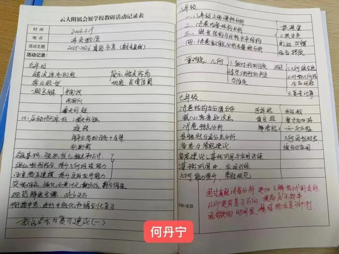 真题研思明方向 以研促教提质效——云大附属会展学校初中部“研读”专题研讨活动 第42张 真题研思明方向 以研促教提质效——云大附属会展学校初中部“研读”专题研讨活动 第42张
