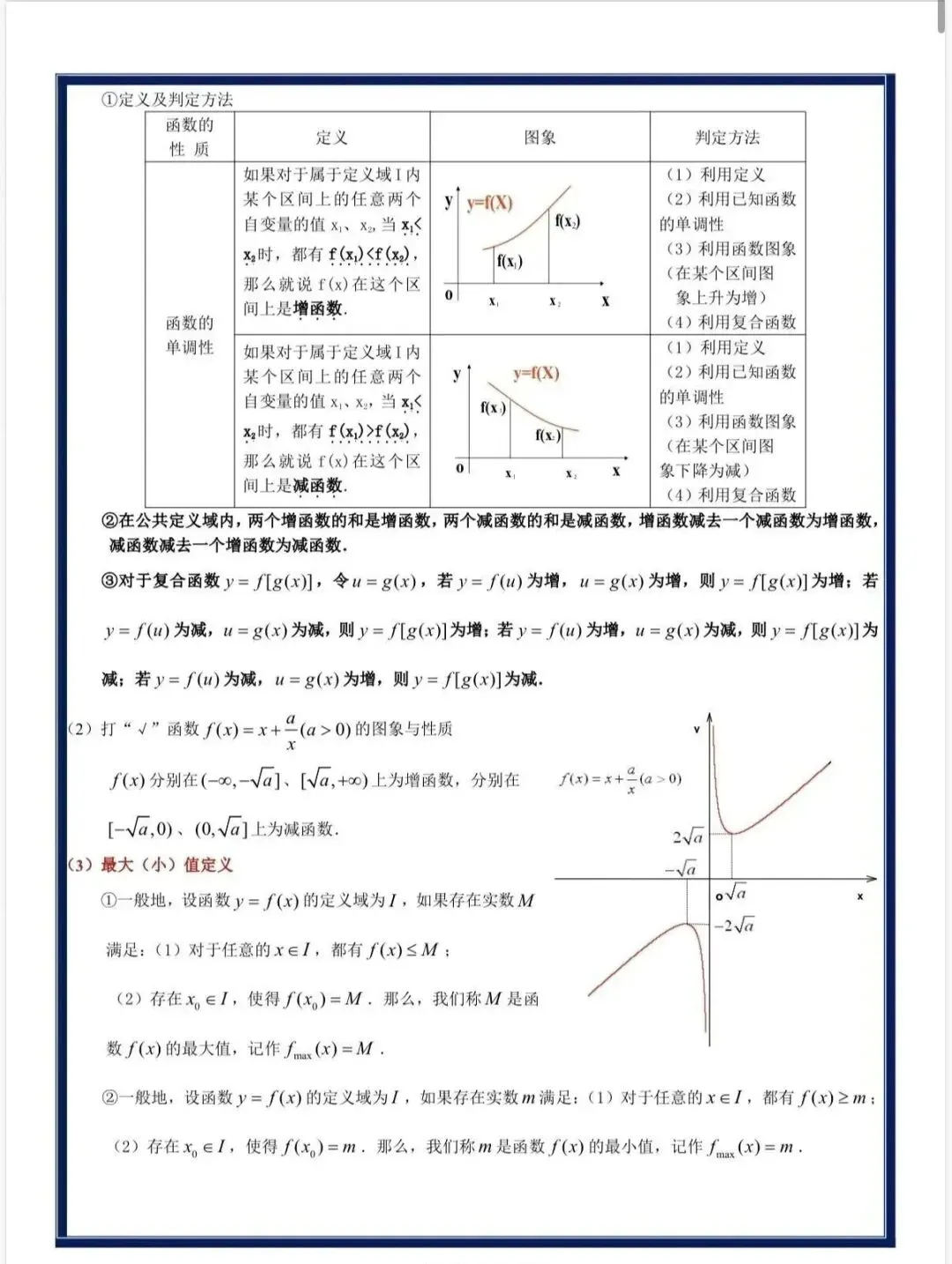 怒刷100套真题!整理出高中数学104页核心知识点,稳冲 130+(高清可打印)!! 第8张 怒刷100套真题!整理出高中数学104页核心知识点,稳冲 130+(高清可打印)!! 第8张