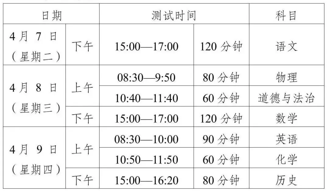 最早3月24日开考!广东各地中考一模时间汇总 第12张 最早3月24日开考!广东各地中考一模时间汇总 第12张
