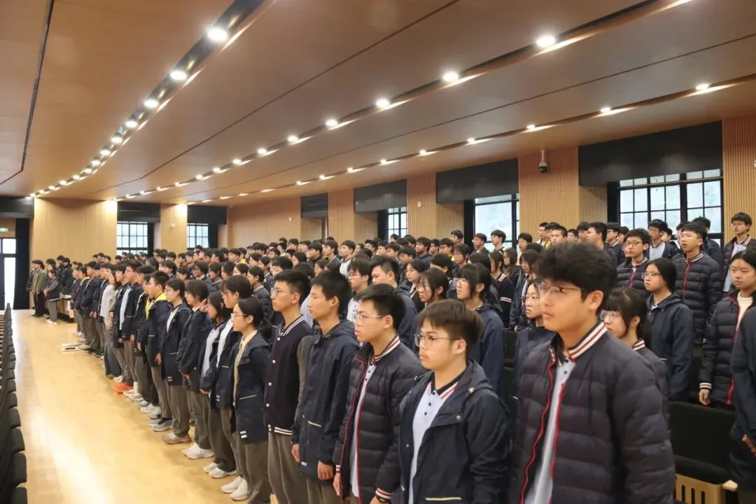 百日砺剑 决胜中考|2026年温岭市存志外国语学校中考百日誓师大会 第4张 百日砺剑 决胜中考|2026年温岭市存志外国语学校中考百日誓师大会 第4张