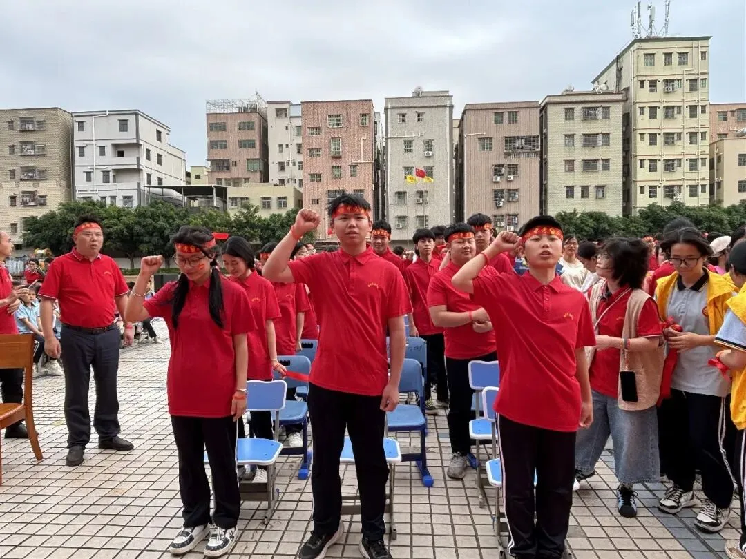 鏖战中考,金榜题名—锦秀实验学校百日誓师 第29张