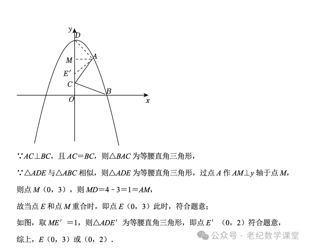 【2026年上海中考数学专题模型】「一线三等角」 第30张