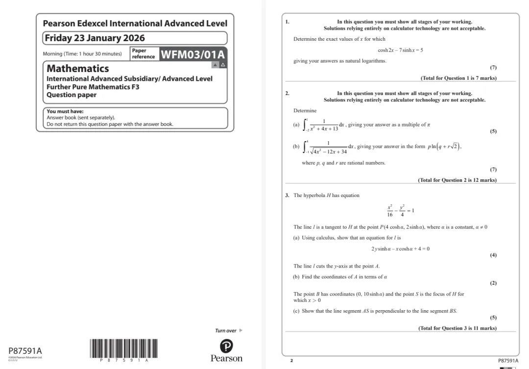 爱德思考试局ALevel真题题库大全分享,高清PDF版免费领 第3张