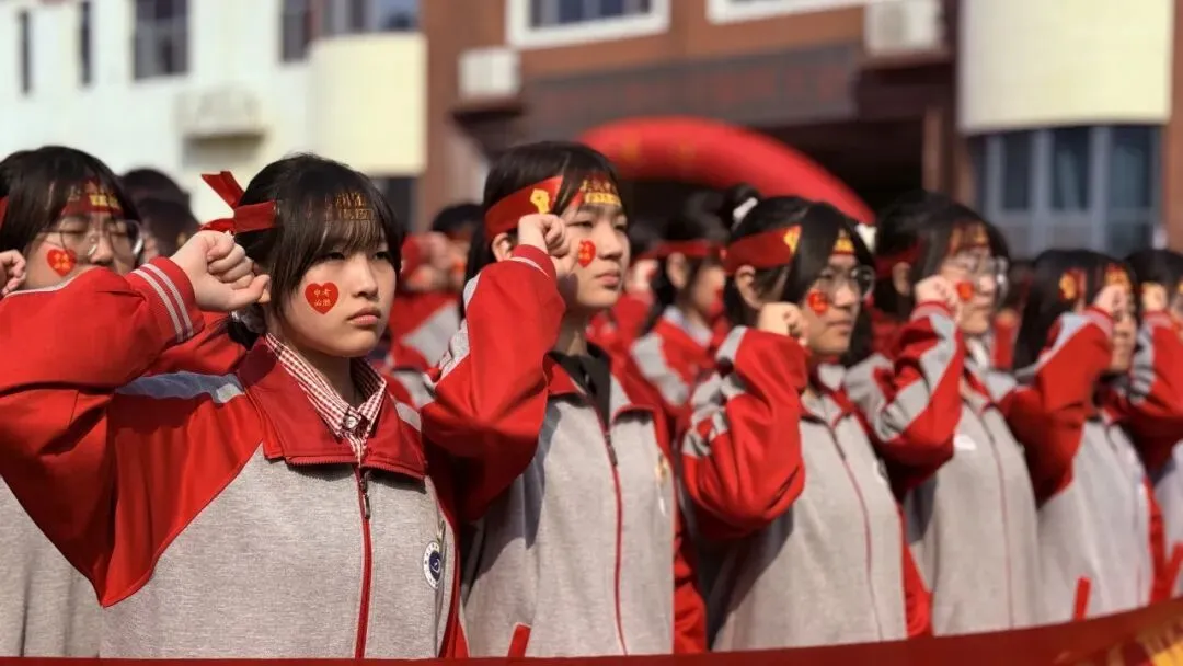直击现场!饶安学校2026中考百日誓师大会燃爆现场! 第19张