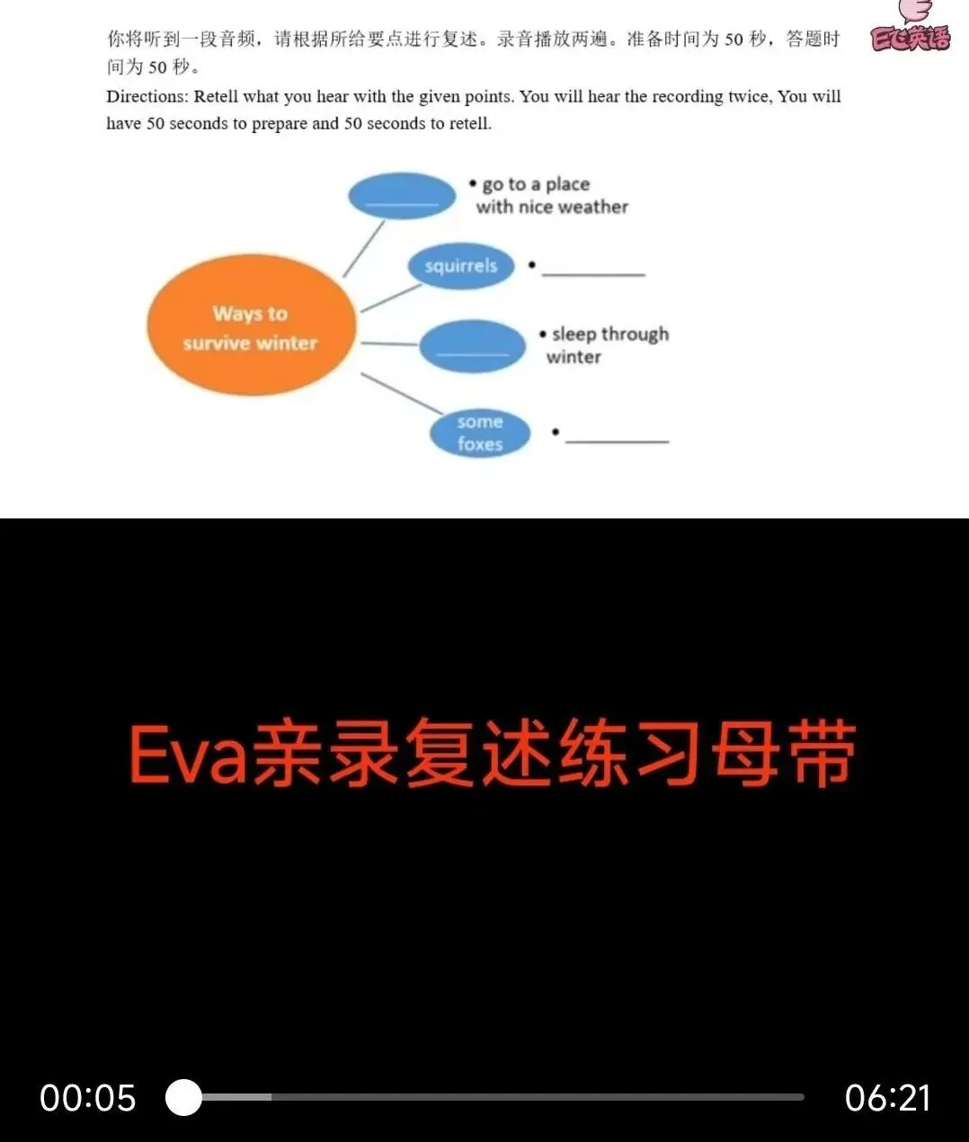 2026最新中考听口满分冲刺|EVA 老师 25 天陪跑,拿下听口高分! 第7张 2026最新中考听口满分冲刺|EVA 老师 25 天陪跑,拿下听口高分! 第7张