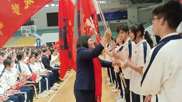 策马追梦  中考称雄——阳山县阳山中学举行2026届九年级中考百日誓师大会 第15张