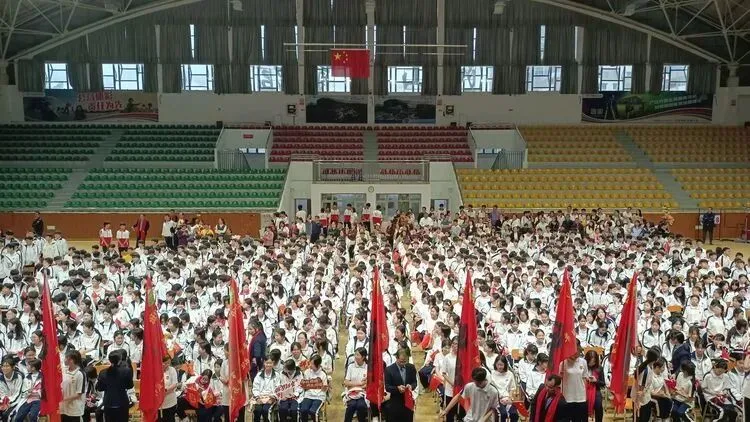 策马追梦  中考称雄——阳山县阳山中学举行2026届九年级中考百日誓师大会 第17张
