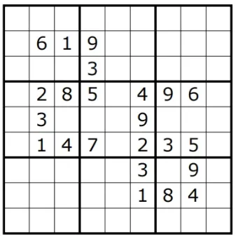 数独竞赛真题-无马数独:荷兰2026数独锦标赛资格赛第7题(分值67) 第1张