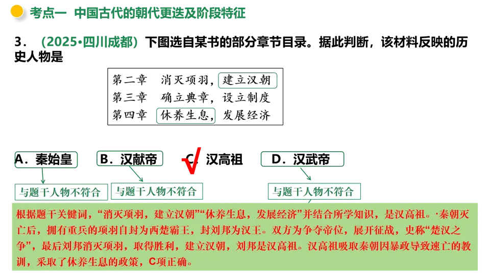 【中考复习】|专题01:家国同构下的中国古代政治 第15张