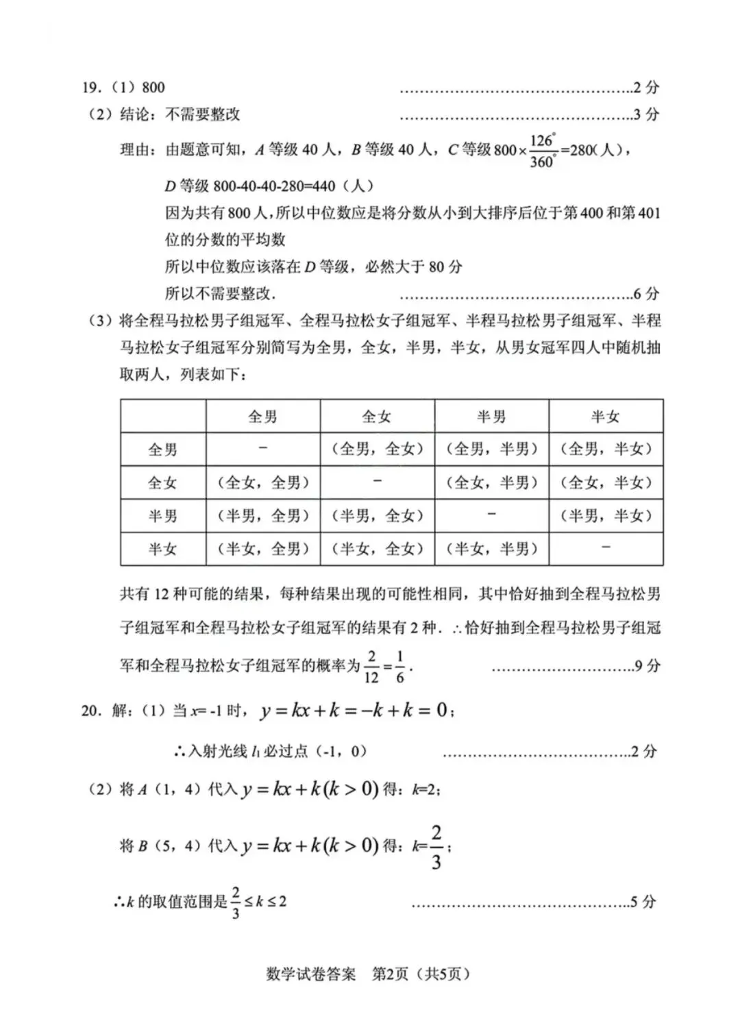 2025年保定竞秀区一模数学试卷(含答案) 第11张