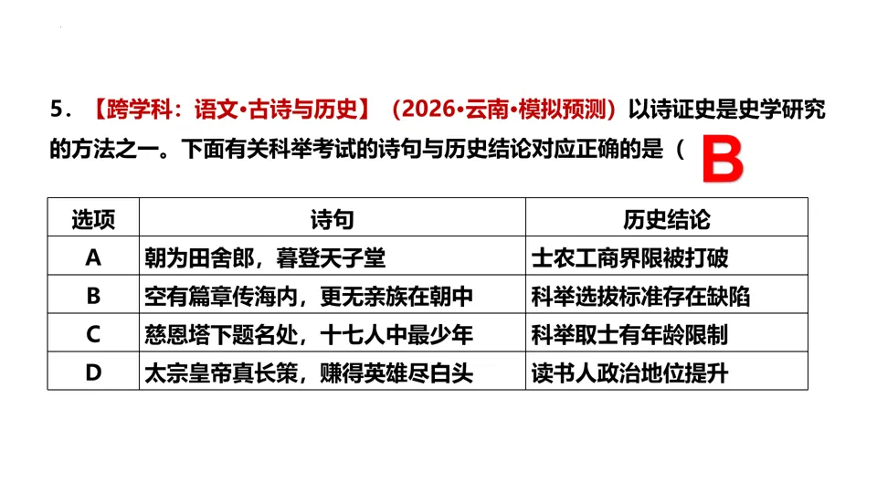 【中考复习】|专题01:家国同构下的中国古代政治 第44张