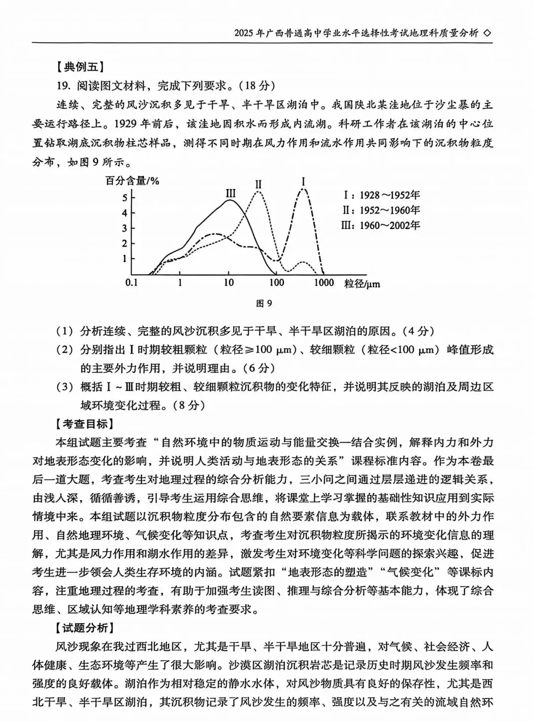 【高考真题分析】2025年广西高考地理试题分析 第18张