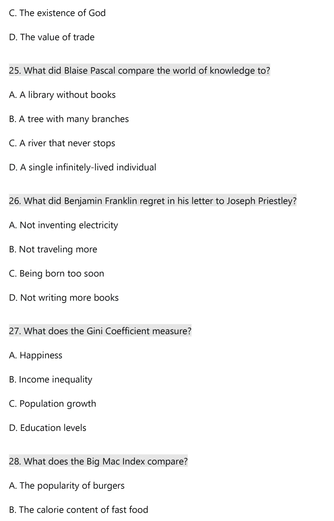 WSC模拟真题题库:社会学部分|2026世界学者杯备赛攻略 The World Scholar's Cup 第24张