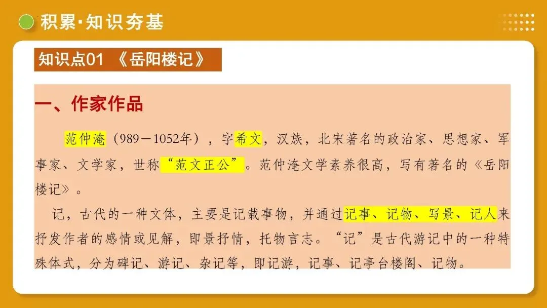 【备战中考】第10讲 士人情怀·宦海沉浮(《岳阳楼记》《醉翁亭记》《湖心亭看雪》)PPT 第16张 【备战中考】第10讲 士人情怀·宦海沉浮(《岳阳楼记》《醉翁亭记》《湖心亭看雪》)PPT 第16张