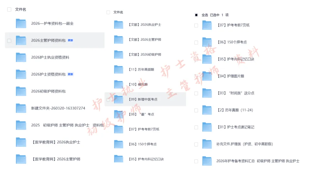 26护士资格资料(含25年真题+答案+笔记+考点+题库+7页纸+模拟题),PDF可下载打印 第1张