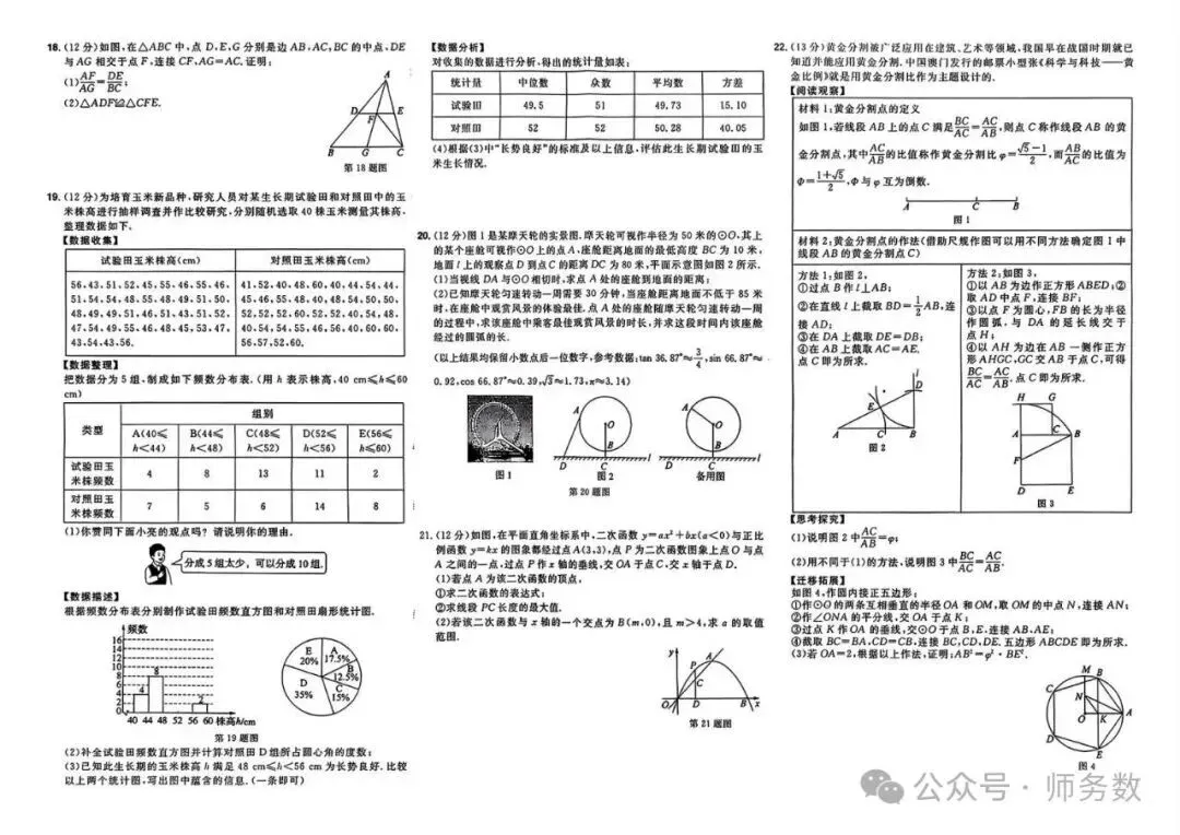 2026年山东省中考数学真题必刷 第10张 2026年山东省中考数学真题必刷 第10张