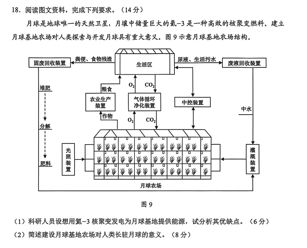 【地理试卷】2026届广州一模地理试卷 第9张