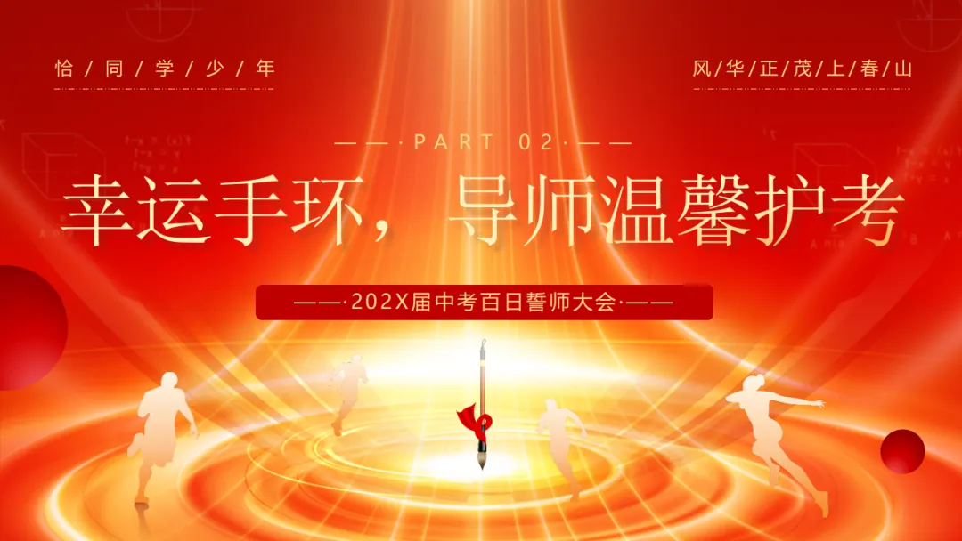 【初三】中考百日誓师主题班会:冲刺百日,赢在中考(21页PPT) 第7张