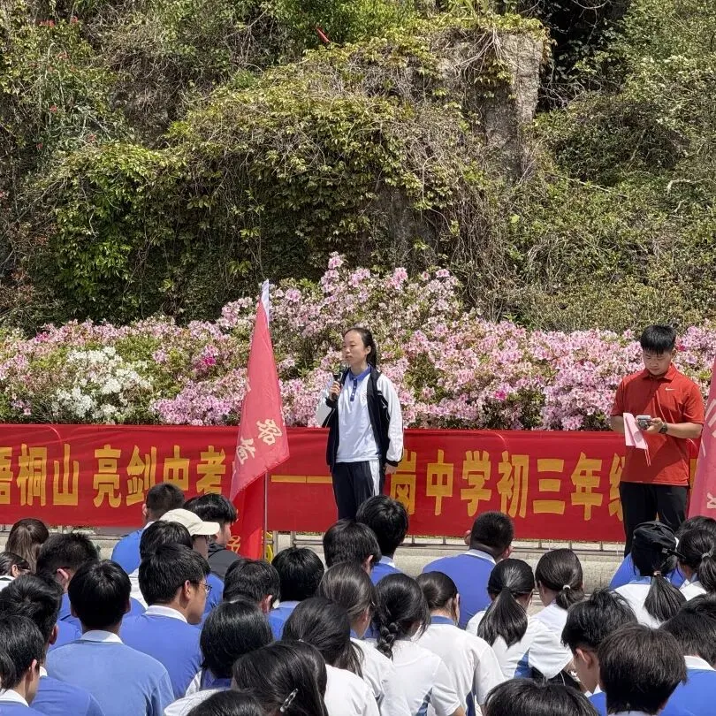 攀山砺志 为梦出征——初三年级中考冲刺登山誓师活动 第38张