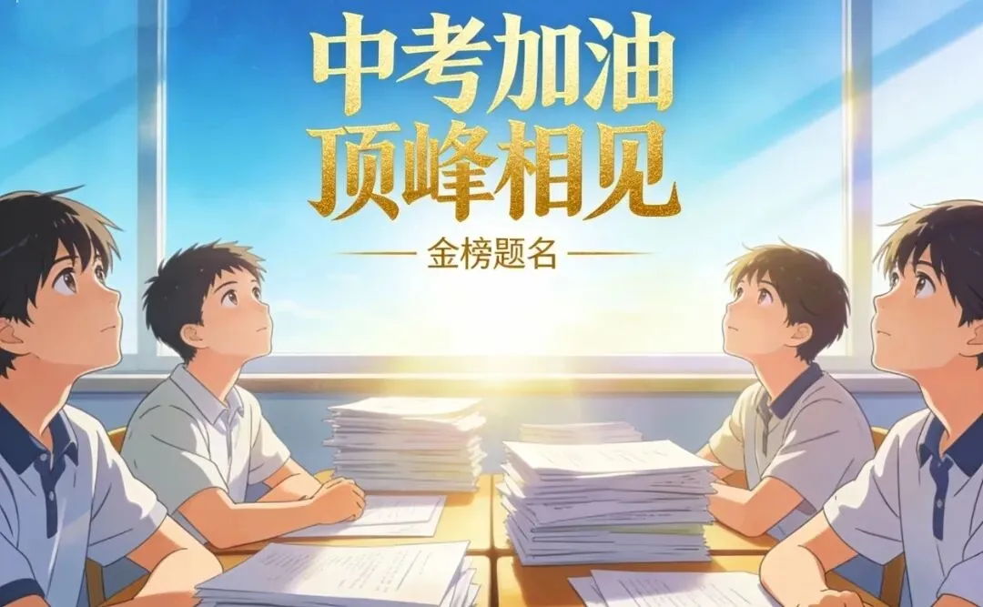 少年们!中考这一战,注定闪耀 第4张