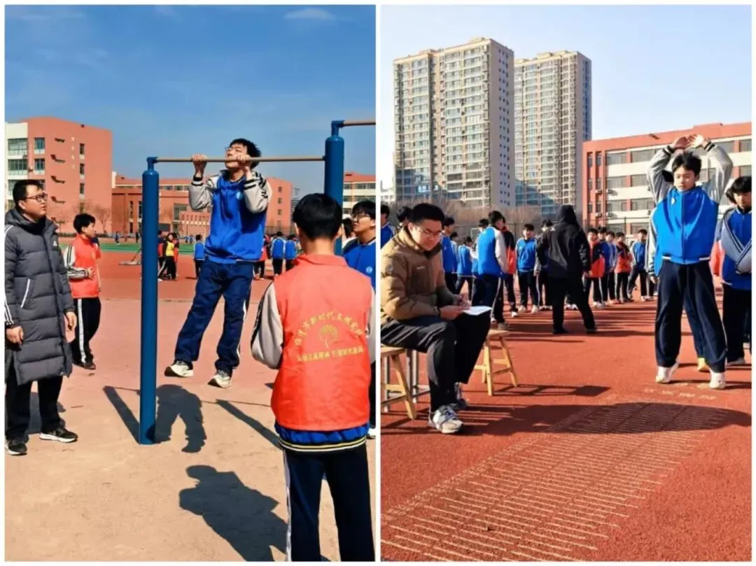 以测促练,备战中考——临清一中初中部首轮体育模拟测试圆满落幕 第9张 以测促练,备战中考——临清一中初中部首轮体育模拟测试圆满落幕 第9张