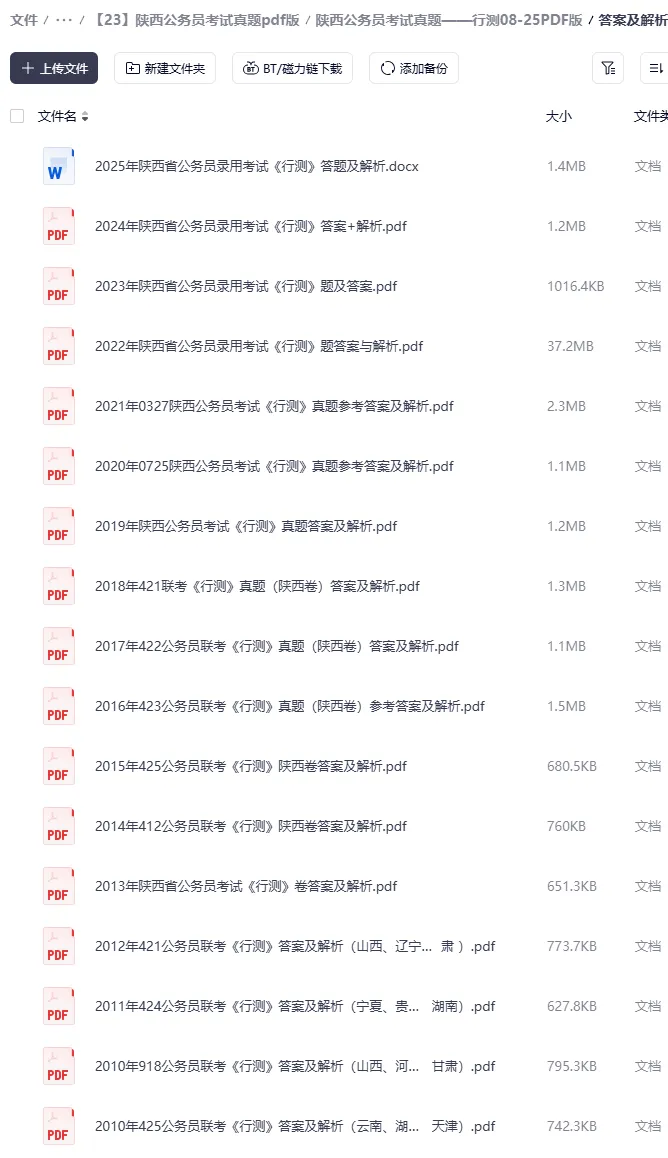 2026年陕西省考公务员真题答案《行测》《申论》,含历年真题及答案解析,免费领取! 第2张 2026年陕西省考公务员真题答案《行测》《申论》,含历年真题及答案解析,免费领取! 第2张