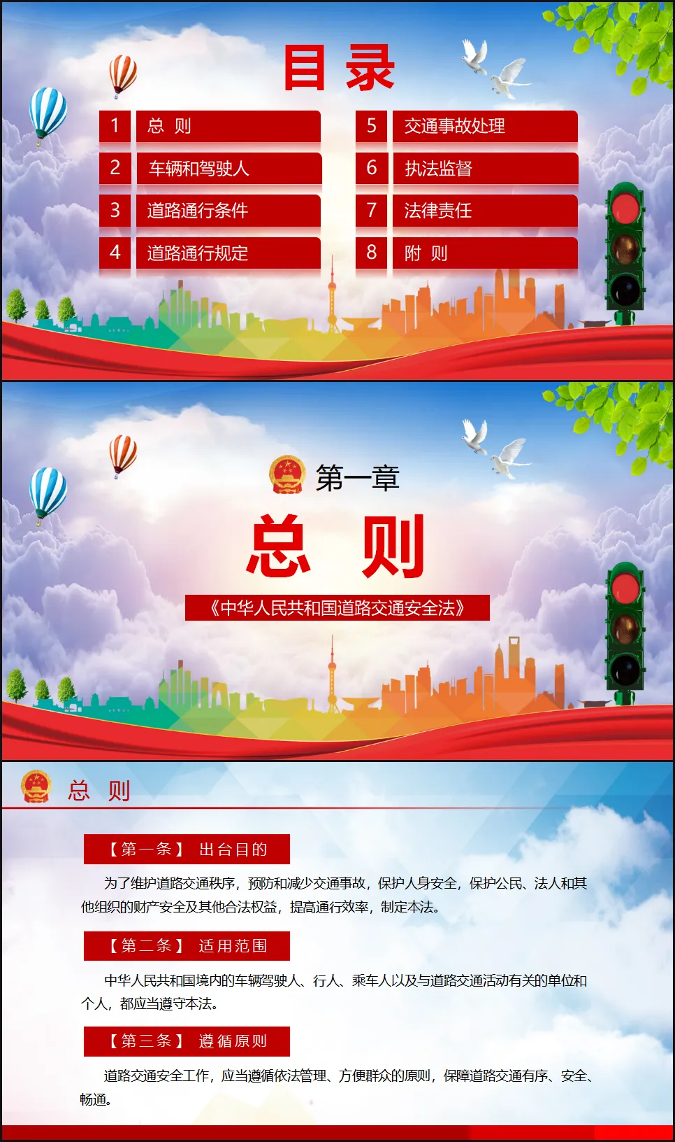 道路交通安全法PPT课件( 讲稿+试卷+记录+签到) 第8张