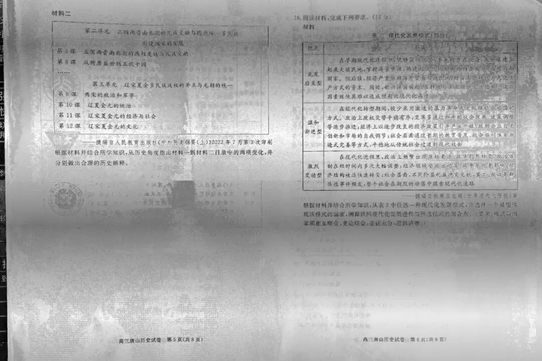 2025 唐山高三二模真题|免费速领,冲刺高考最后关键 第31张 2025 唐山高三二模真题|免费速领,冲刺高考最后关键 第31张