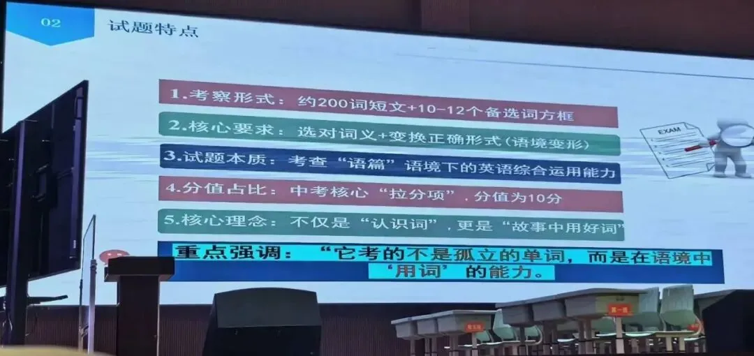 聚焦新中考!2026年常德英语复习研讨会核心干货速记 第5张 聚焦新中考!2026年常德英语复习研讨会核心干货速记 第5张