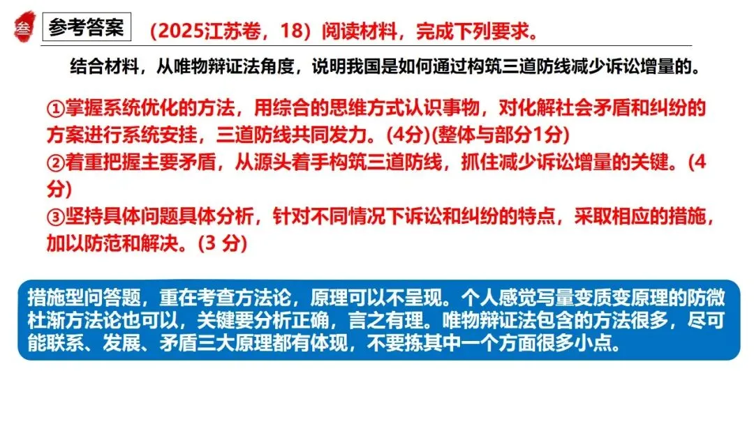 高正团队2026跟着真题学答题专题4 马哲 第17张