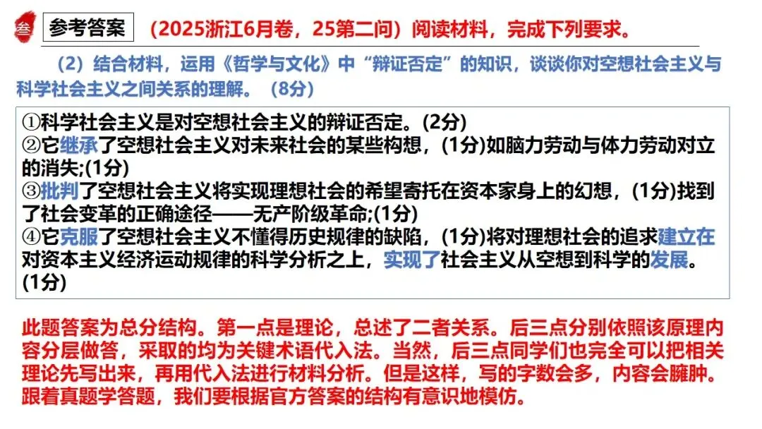 高正团队2026跟着真题学答题专题4 马哲 第33张