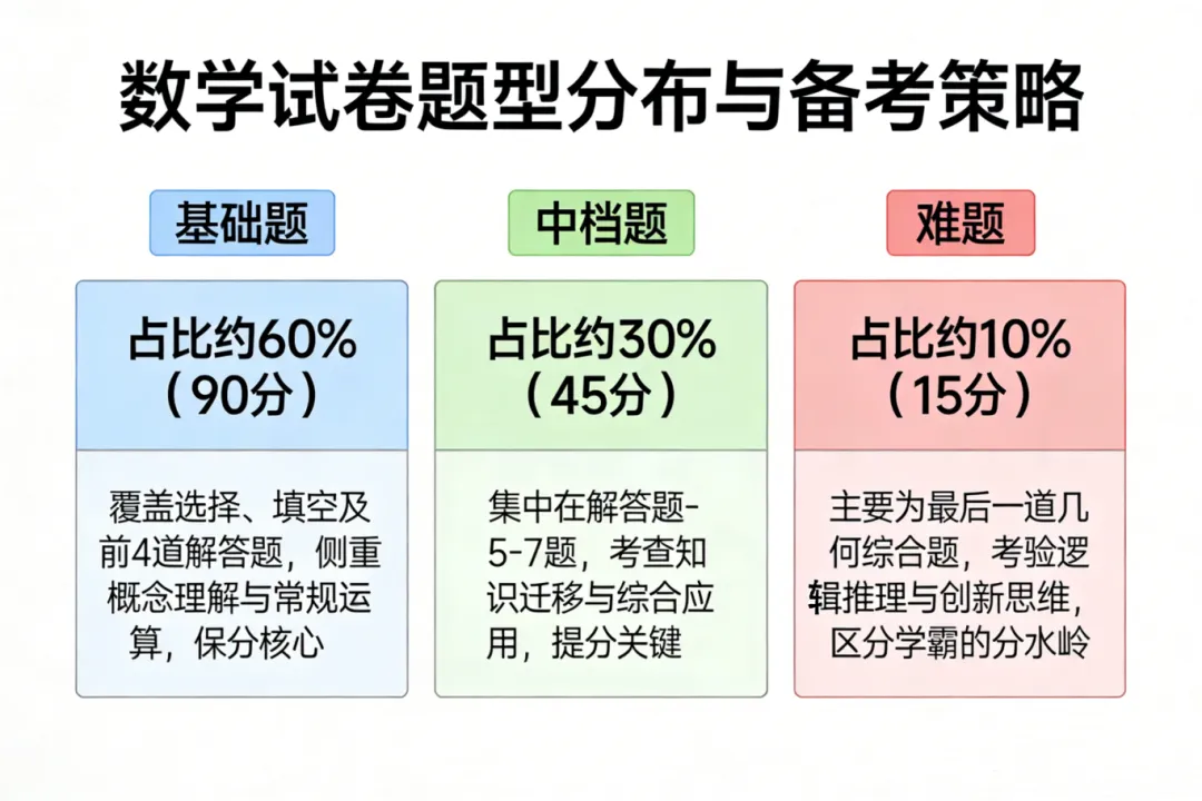 【聚焦中考】新疆中考数学全解析:150分试卷怎么考?家长和考生必看! 第4张