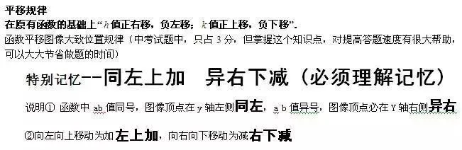 中考重点:二次函数,最全知识点汇总! 第11张