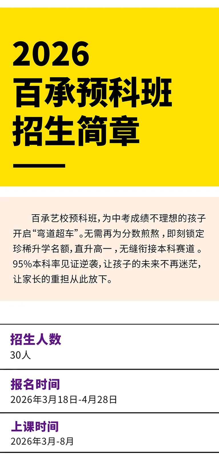 百承首届预科班盛大启动!让孩子不再为中考而卷! 第3张
