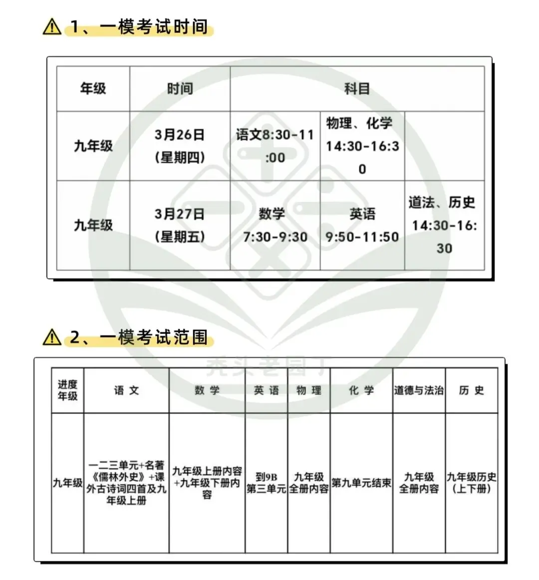 下周开考!芜湖九年级一模真题免费领取! 第2张