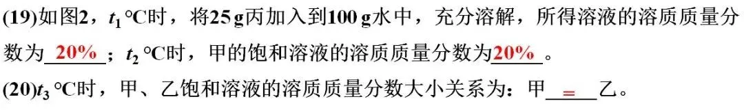 中考化学溶解度曲线考点及常见题型训练(附:2022-2025年中考真题) 第14张