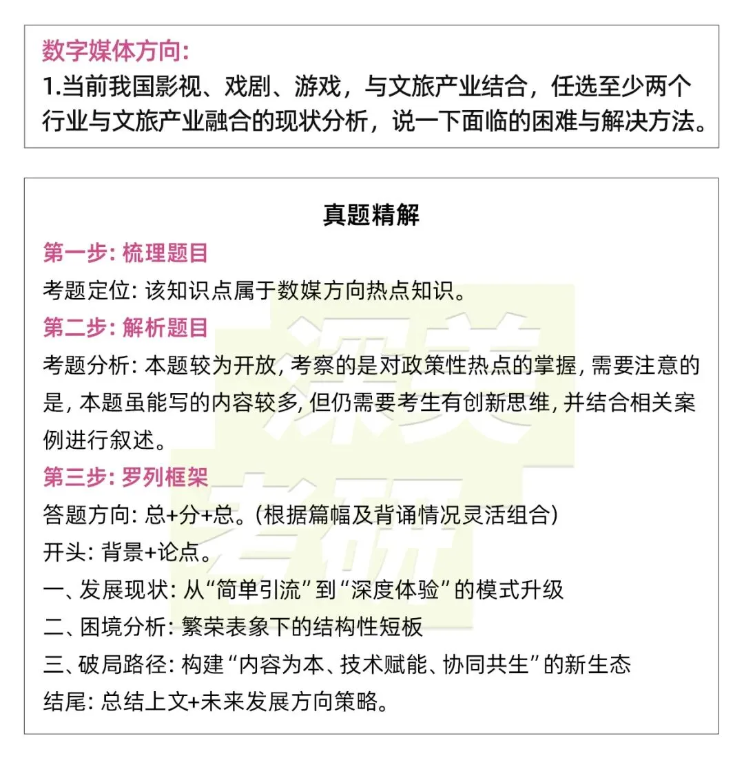 26真题解析|划重点!北师大戏影考研842影视戏剧专业实践综合万字解析! 第17张