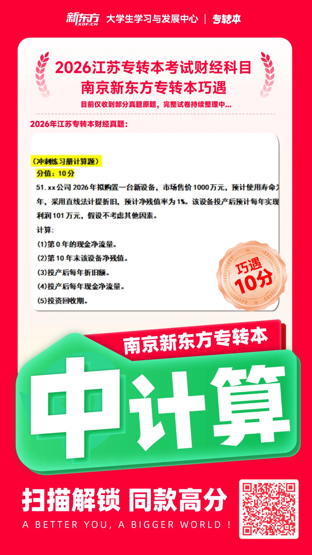 今年三年制专转本真题&新东方练习对比,巧遇太多~ 第33张