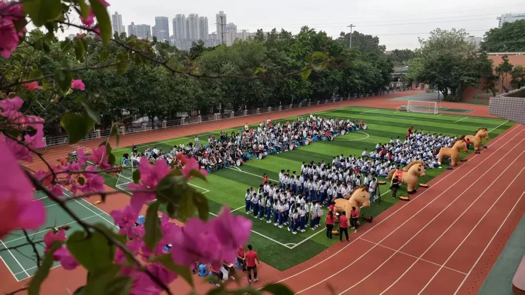 百日逐光,中考必胜——真光中学初中部芳花校区2026届中考百日誓师大会圆满举行 第11张