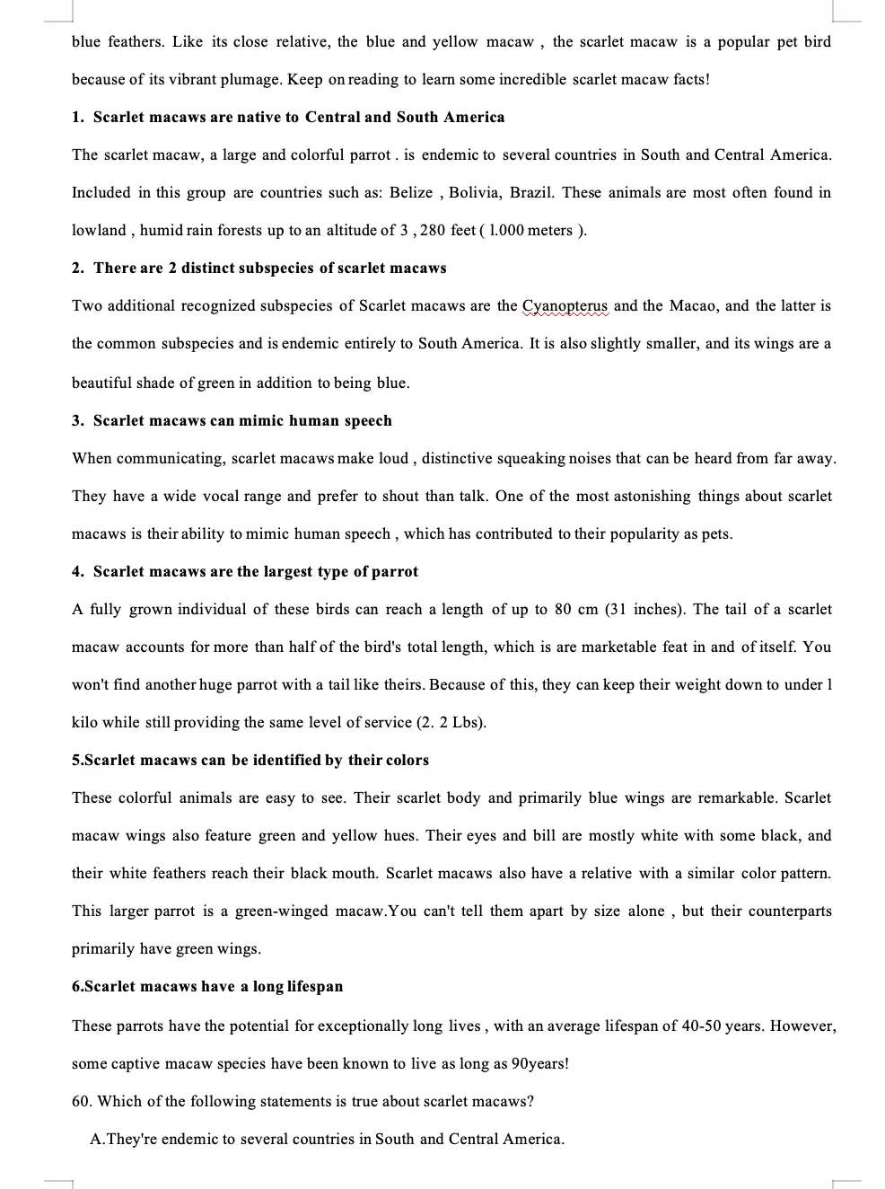 2023年上海春季高考英语真题 第10张