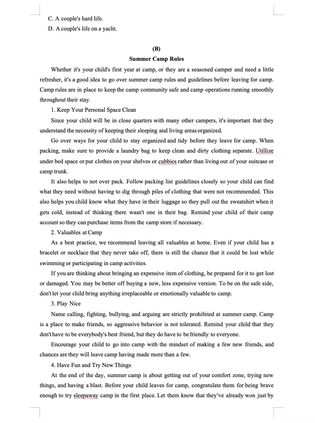 2022年上海春季高考英语真题 第8张