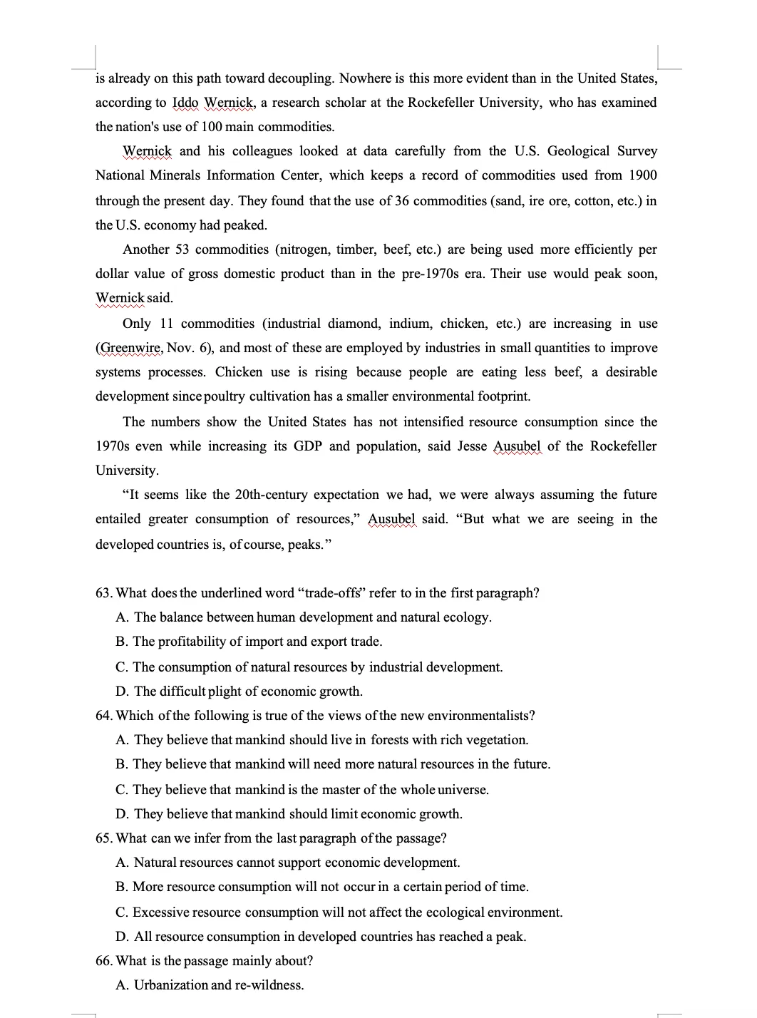 2022年上海春季高考英语真题 第10张