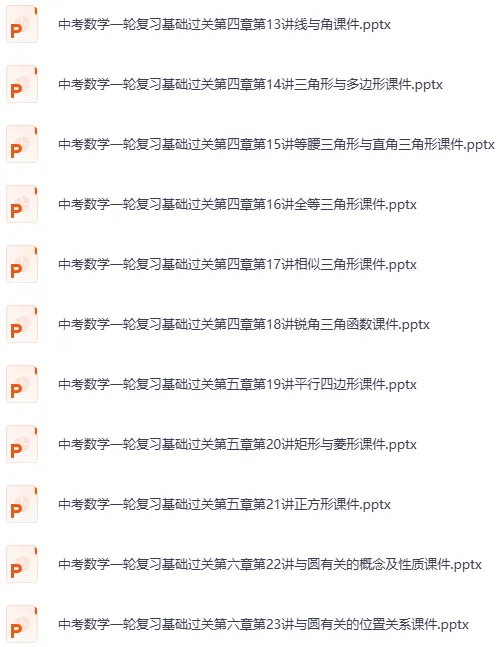 2026年《中考数学常考考点专题word+复习课件PPT》 第5张