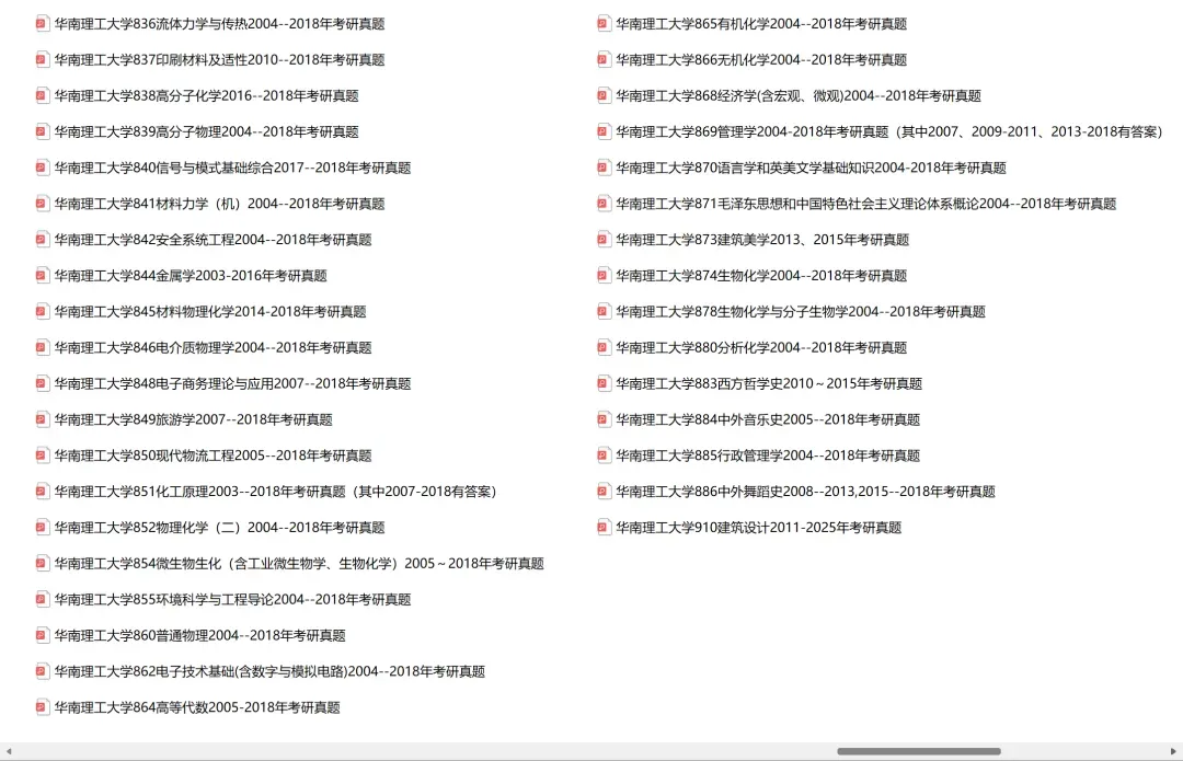 华南理工大学考研专业课历年真题汇总(含2026真题) 第5张