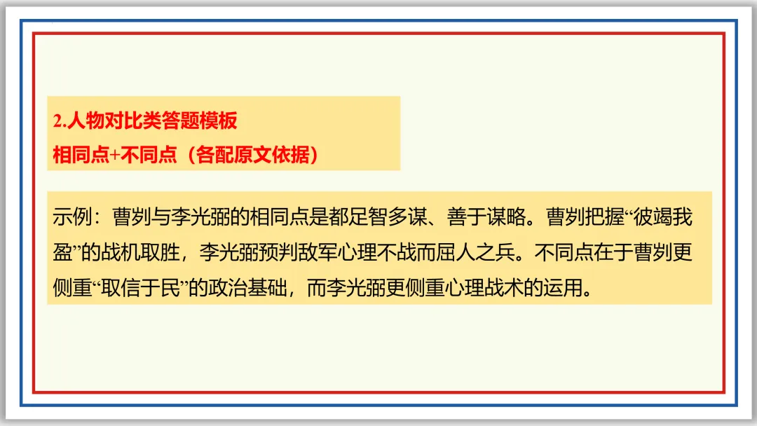 中考一轮18:文言人物形象 47张PPT 收藏版 第20张