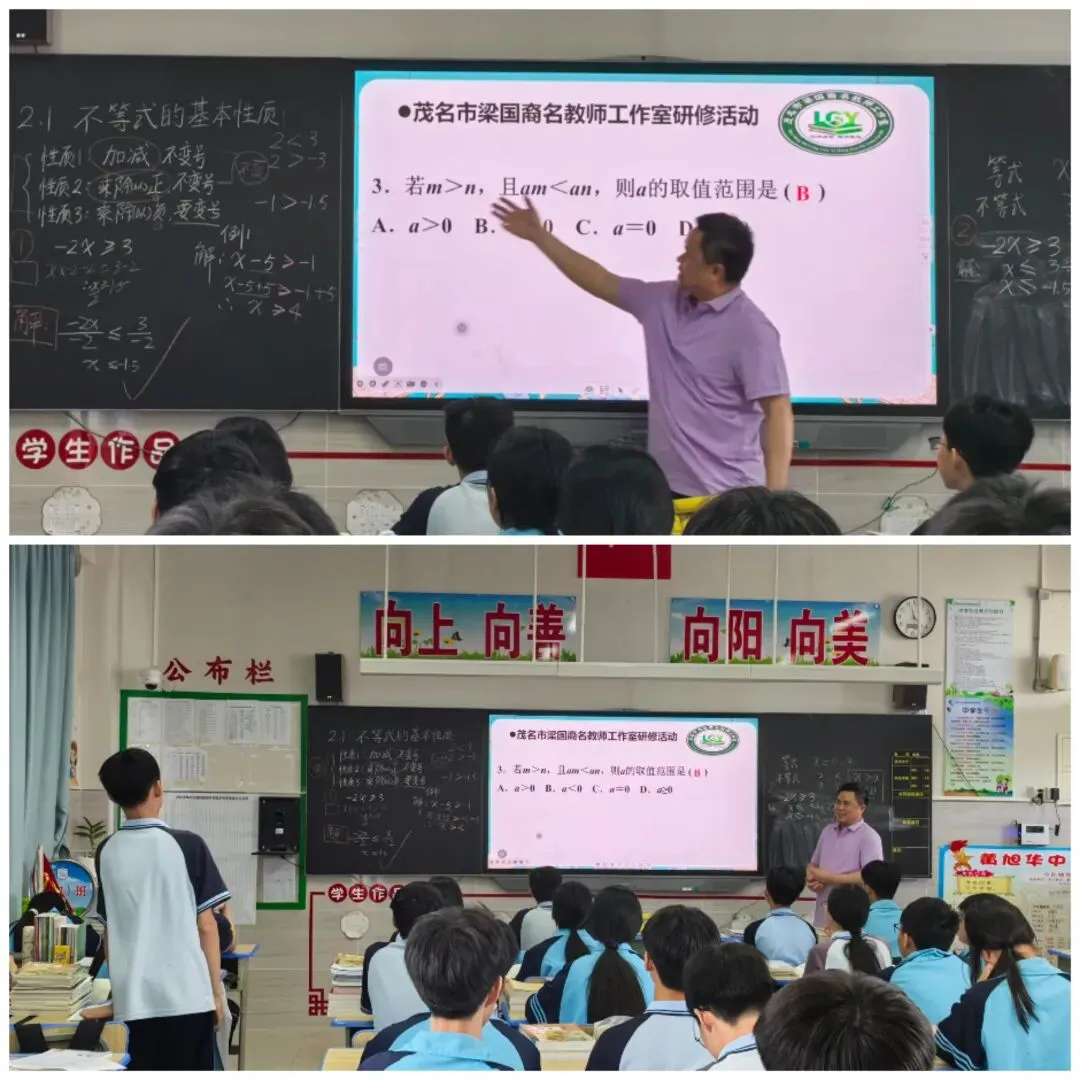 研思共进促转型,项目赋能备中考——茂名市梁国裔名教师工作室研修活动纪实 第6张