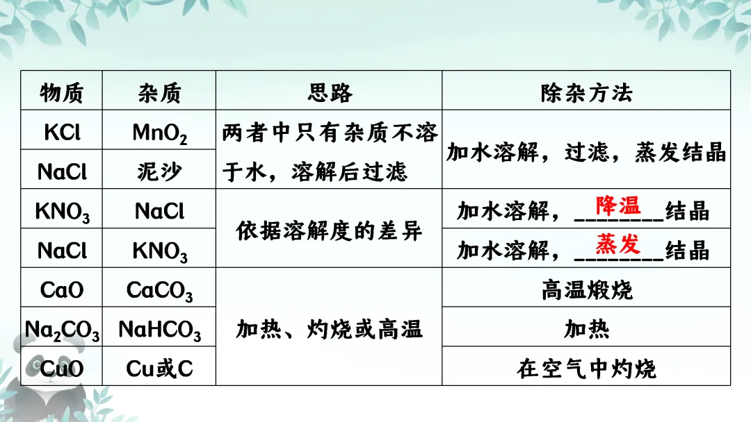 F712 2026决胜中考 《专题训练---物质的除杂》[Word可编辑] 第5张