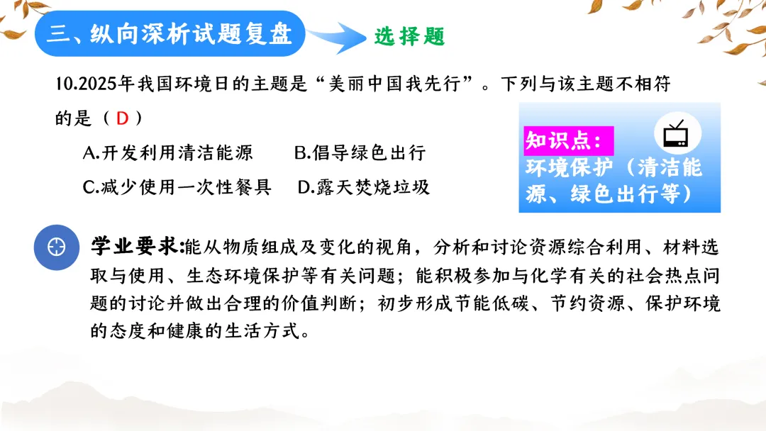 SK233 初中化学 中考备考讲座《深耕课标 聚焦素养:2025年中考化学命题趋势与复习备考策略解析》讲座课件PPT+ 文字稿Word 第28张